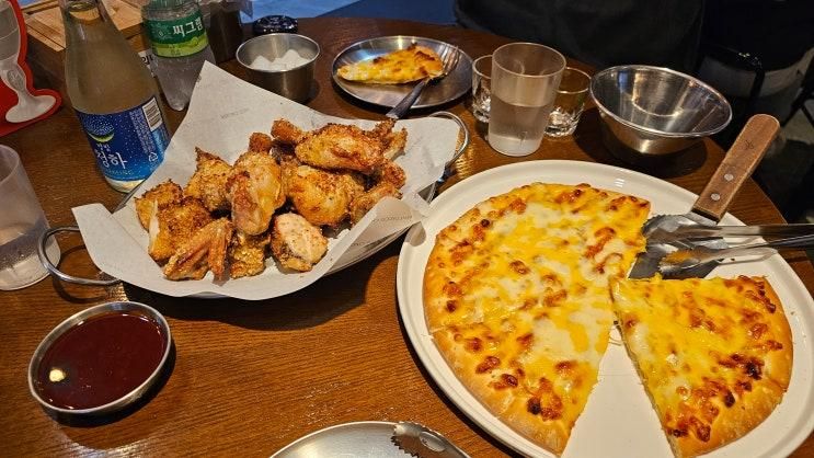[서울 송파] 문정파크하비오 맛닭꼬, 담백한 치킨과 피자 후기