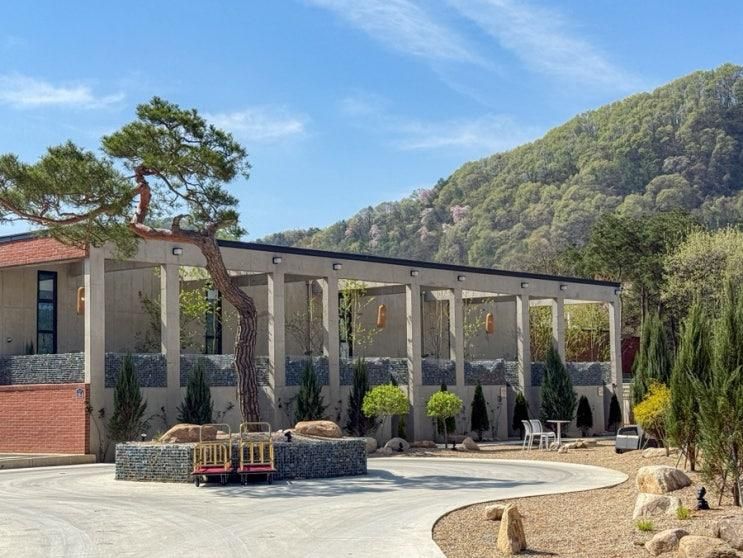 청주 근교 수영장 펜션, 힐링 경치의 보은 더산외 감성숙소