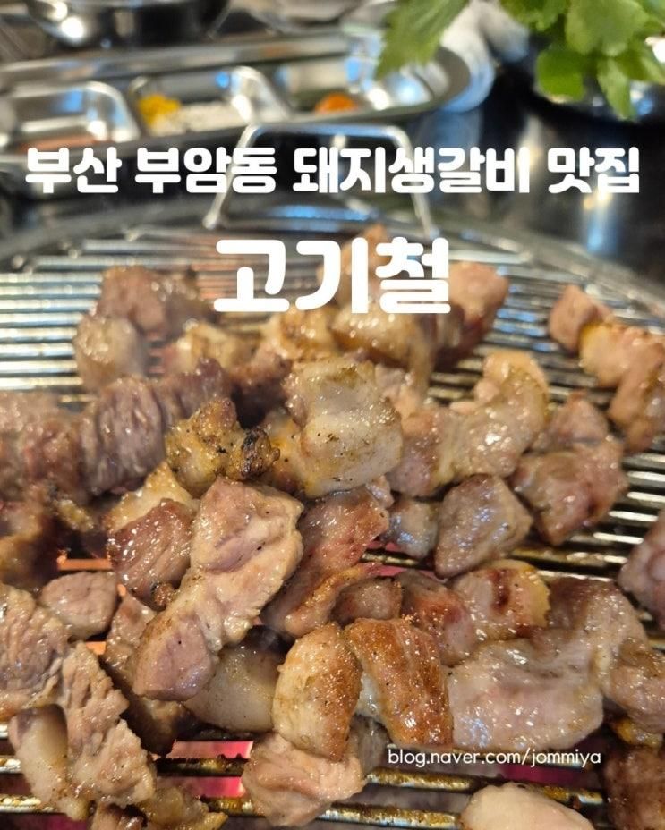 [부산/진구] 부암동 돼지생갈비 맛집 고기철