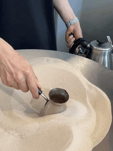 송도 이색카페 어글리무드, 모래로 내리는 샌드드립커피 직접... 