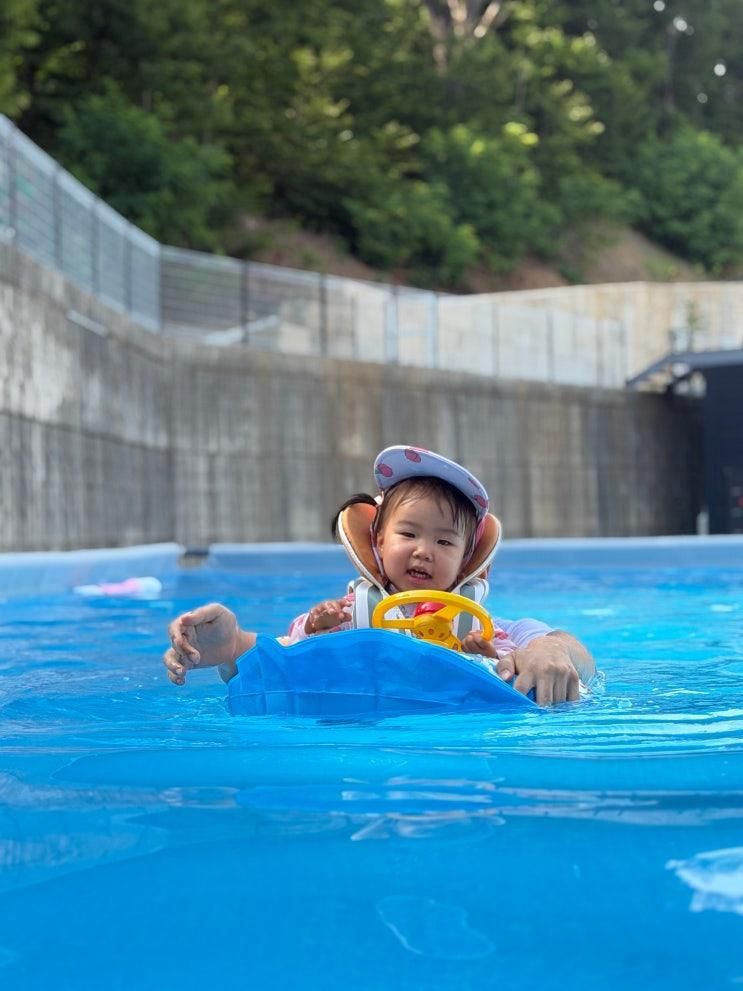 당일 글램핑 후기｜수영장·동물먹이주기·모래놀이까지 아이와... 