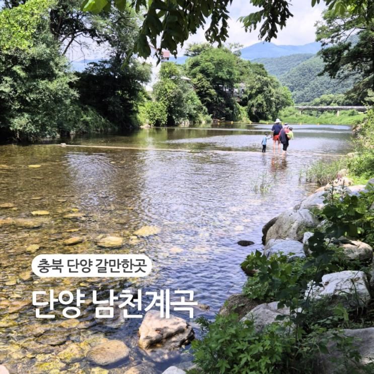 단양계곡 아이랑 가기좋은 남천계곡