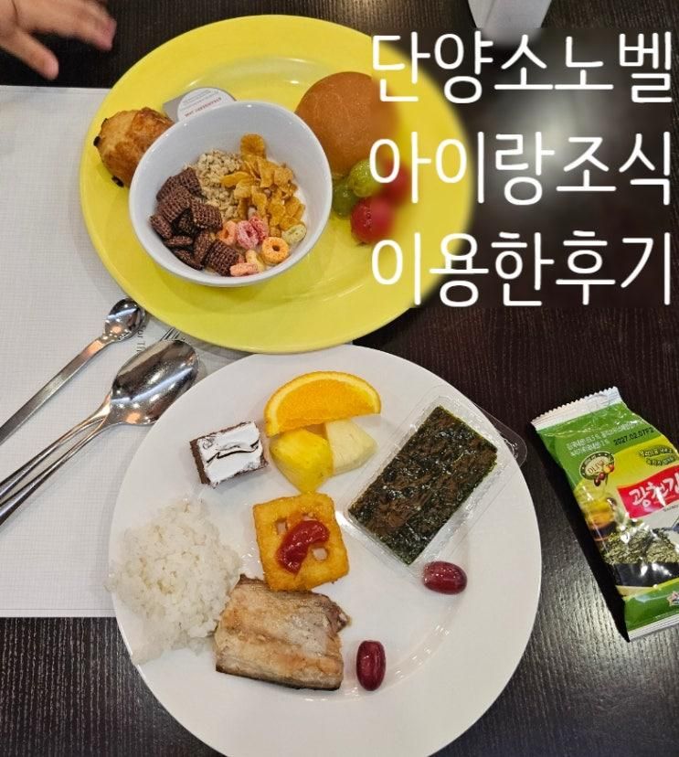 단양 소노벨 조식 후기｜아이와 함께 이용하기 좋았던 조식 솔직후....