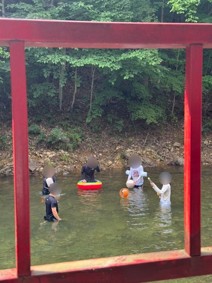 7/25 방문! 전주 근교 계곡 추천! 완주 운주계곡, 비둘기황토펜션 평....