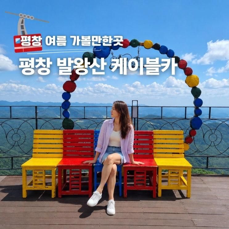 강원도 평창 8월 여행 가볼만한곳 발왕산 케이블카 스카이워크