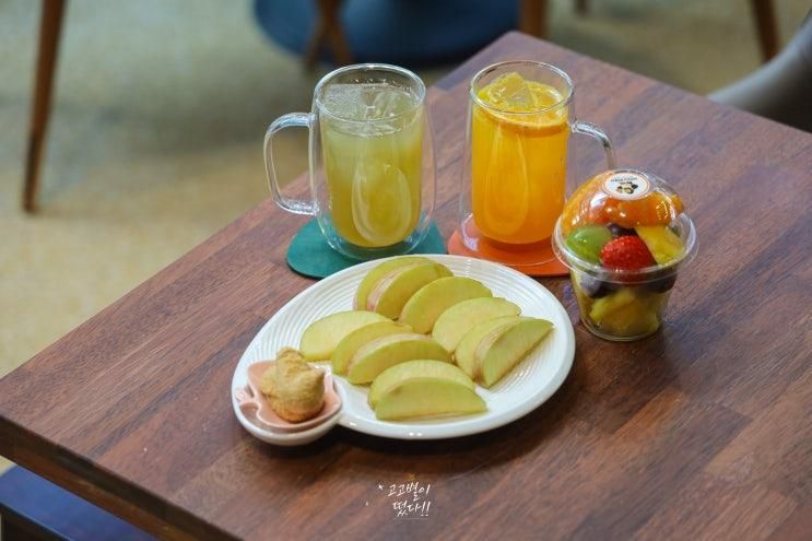 세종 어진동 카페 브라더 프레시 요즘 핫한 착즙주스 컵과일 맛집