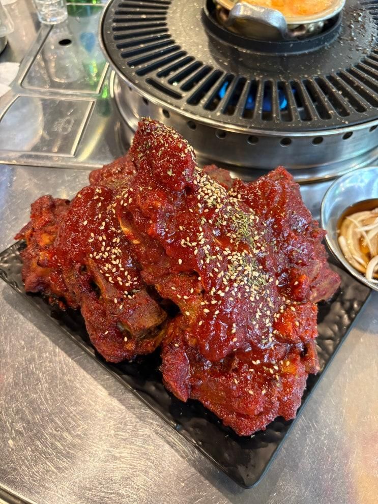 [인천/서해구] 인천서구청 쪽갈비 등갈비 뼈찜 뼈구이맛집 수암골쪽....