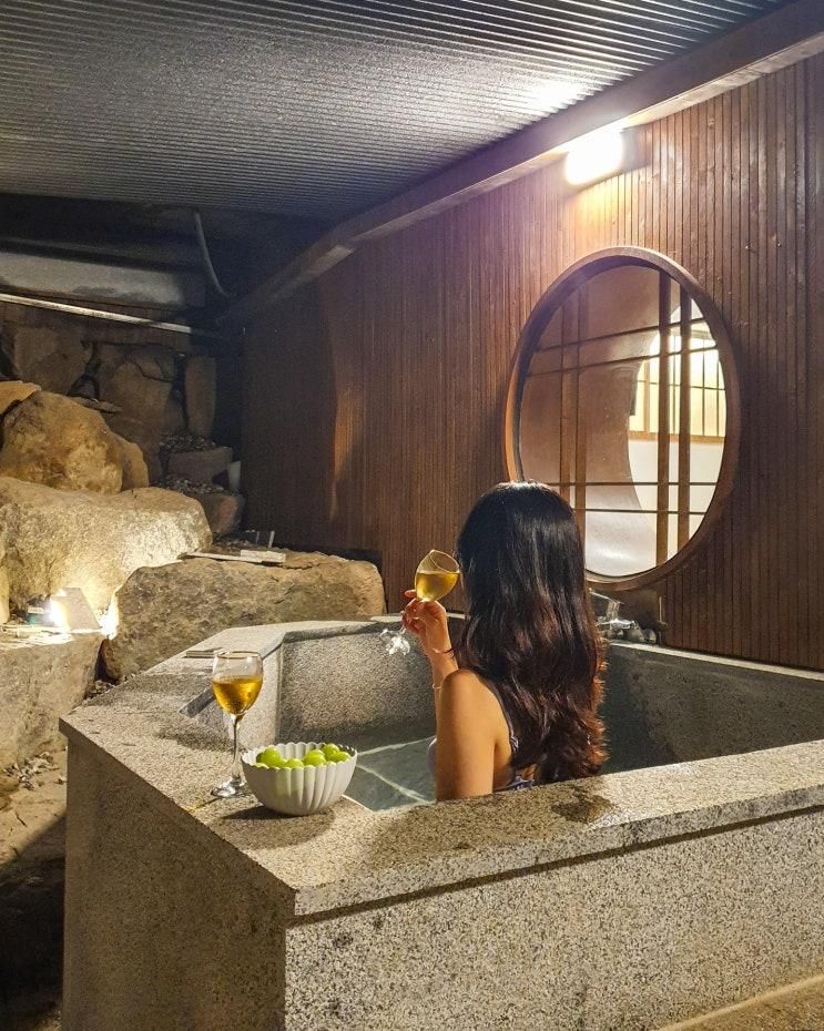 대전 숙소 추천ㅣ일본 감성 자쿠지 '스테이인터뷰 장태산' 4호실 솔....