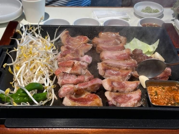 이대역 돼지고기맛집 슭돈 이대역본점 아이와 다녀왔어요