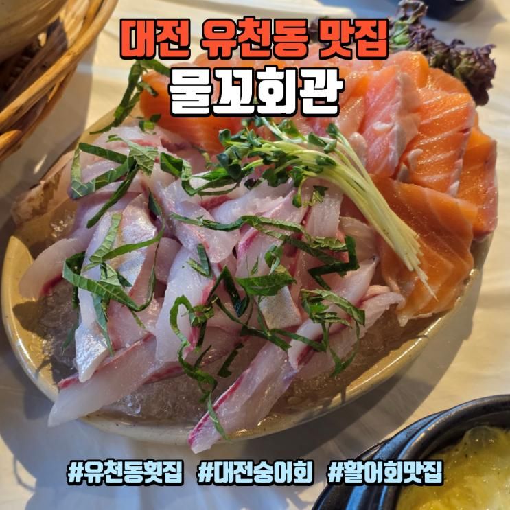 대전 유천동 맛집 물꼬회관, 싱싱한 활어회 대전중구횟집 숭어회 후기