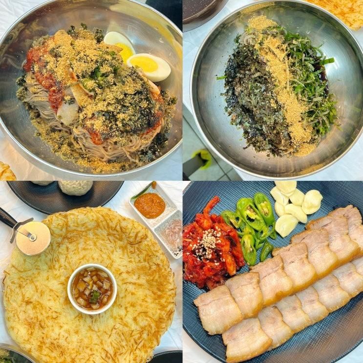 속초 들기름 막국수 맛집 단체 모임 장소로 추천 탑골막국수