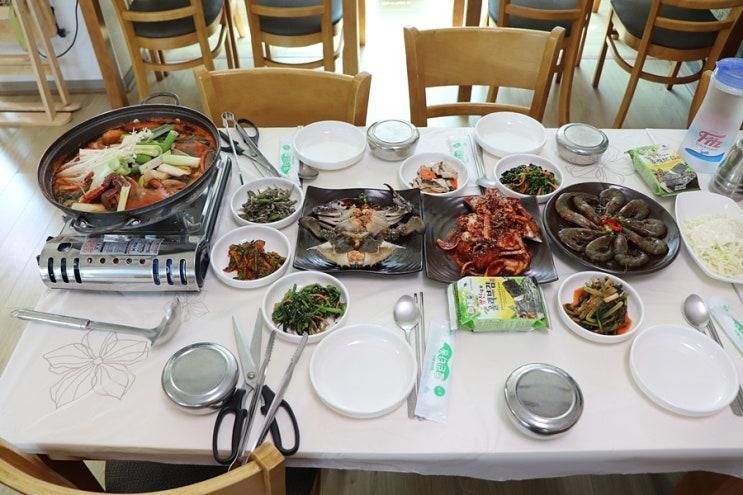 태안 안면도 꽃지해수욕장 근처 맛집 애견동반 식당