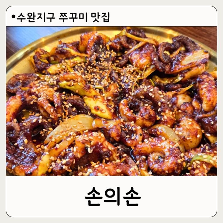 수완지구 쭈꾸미 맛집 대전에서 유명한 손의손 광주수완점 불향 쭈꾸미
