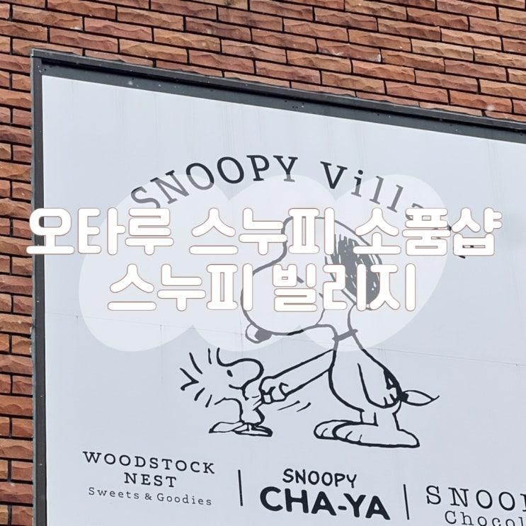 스누피 빌리지 오타루점, 다양한 스누피 아이템을 볼 수 있는 소품샵