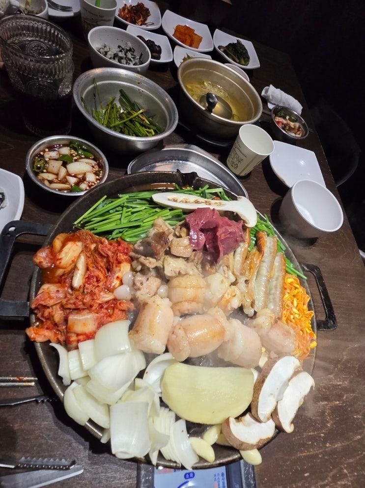 울산 달동 맛집 태산소곱창 아이랑 모듬한판 뚝딱