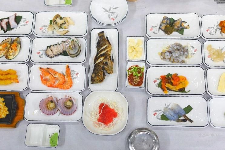안면도 꽃지해변 근처 맛집 방포항 다미횟집, 스끼다시 잘나오는 곳