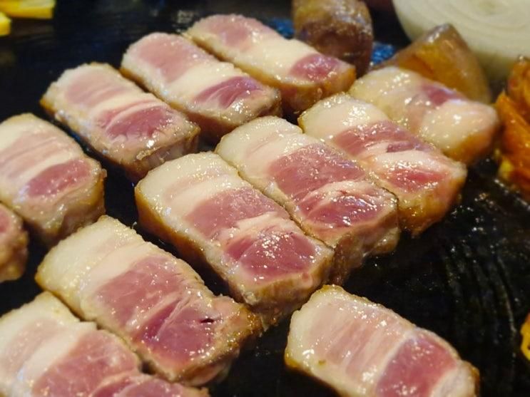 첨단 삼겹살 맛집 굽먹