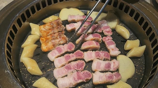 강남역 삼겹살 고기집 주차가능 두껍삼 강남직영점