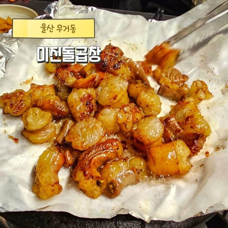 울산 3대 곱창 맛집 남구 미진돌곱창(내돈내산, 아기의자O, 주차장O)