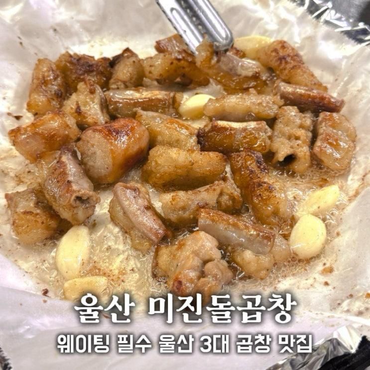 울산 미진돌곱창 아이와 함께 다녀온 내돈내산 후기