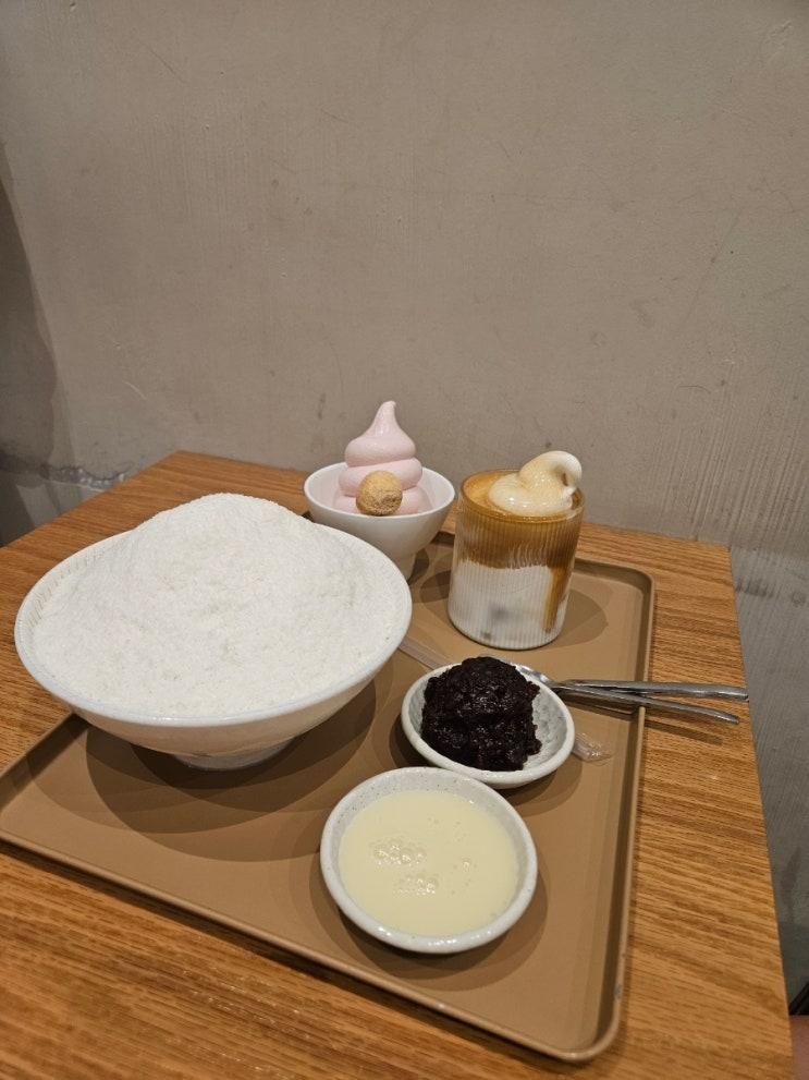 미사역 빙수(소복 미사역점)눈꽃빙수 진짜 맛집~!