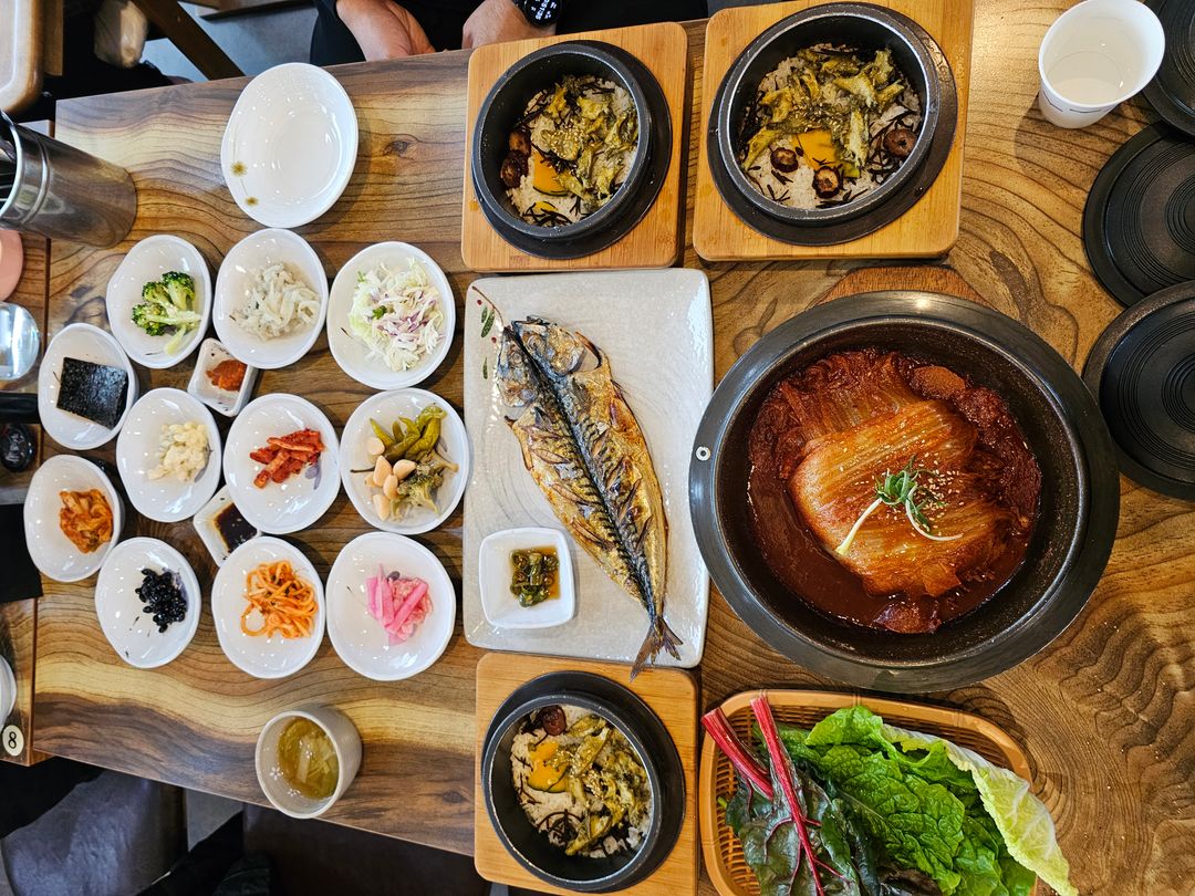 중문고등어쌈밥