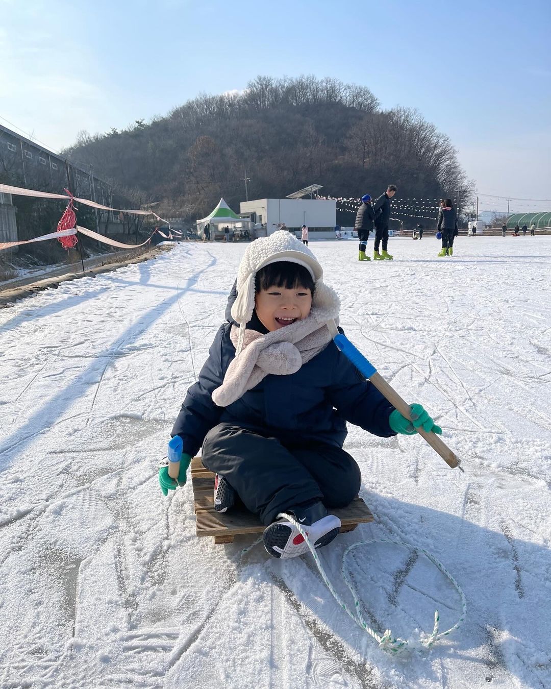 파주 오금리 DMZ생태마을 썰매장 