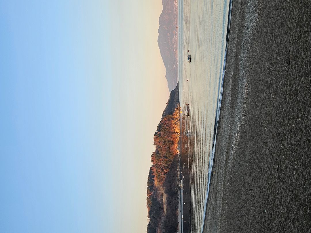 만성리검은모래해변