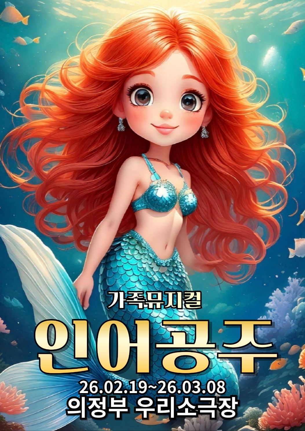 <뮤지컬> 인어공주 - 의정부(26/02/19~26/03/08)