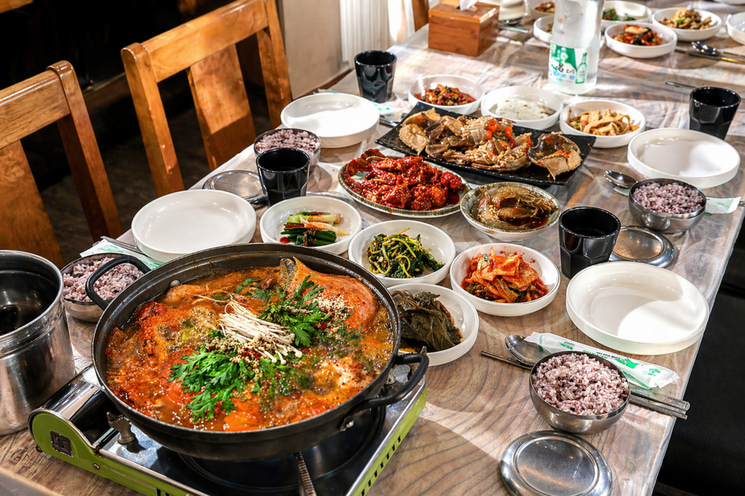 안면도 아그집 게국지