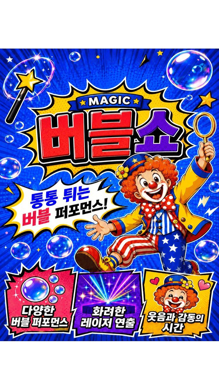 <뮤지컬> 매직버블쇼 - 진주 (26/09/26)